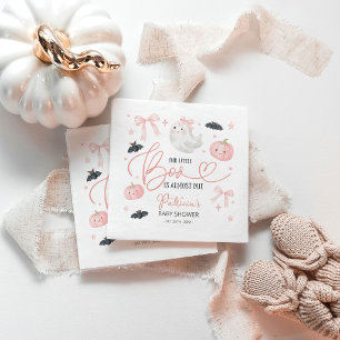 Our Little Boo Is Almost Due Baby Shower Napkin