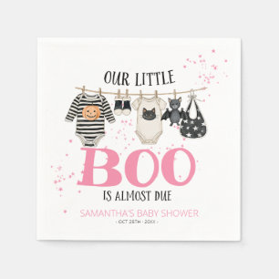 Our Little Boo Is Almost Due Baby Shower Napkin