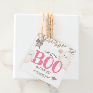 Our Little Boo Is Almost Due Favour Tags