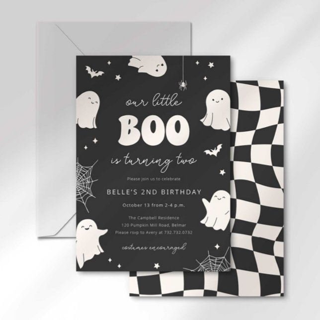 Our Little Boo is Turning Two Invitation (Creator Uploaded)
