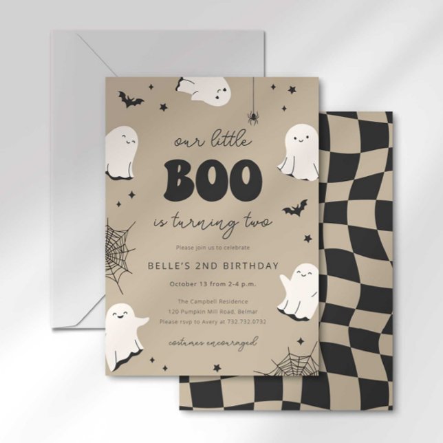 Our Little Boo is Turning Two Invitation (Creator Uploaded)
