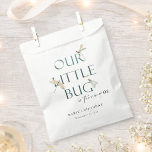 Our Little Bug Blue Dragonfly Any Age Birthday Favour Bags