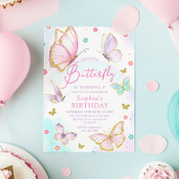 Our Little Butterfly Girls Pink Birthday Party