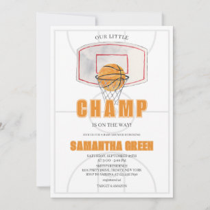 Our Little Champ Baby Shower Invitation