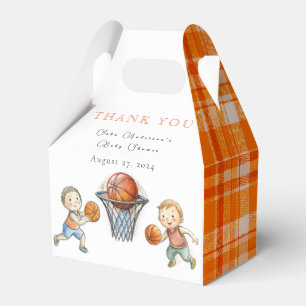 Our Little Champ Basketball Basket Boy Baby Shower Favour Box
