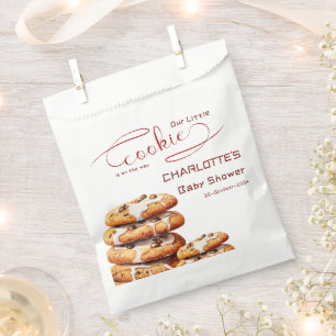 Our Little Cookie Is On The Way Cute Baby Shower Favour Bags