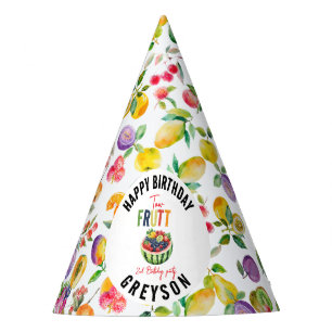 Our little cutie fruitt 2nd Birthday Party Hat