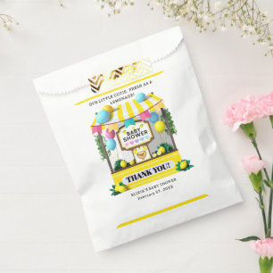 Our Little Cutie Lemonade Stand Baby Shower Favour Bags