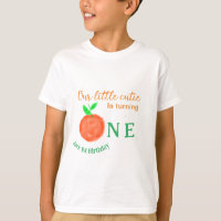 Our little cutie orange one birthday citrus fruit