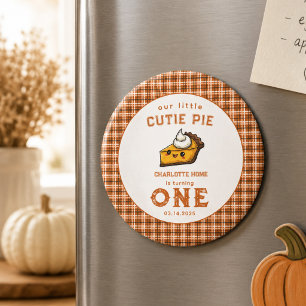Our Little Cutie Pi Day 1st Birthday Magnet