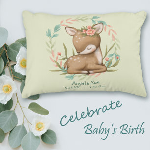Our Little Dear Fawn Baby Nursery Decorative Cushion