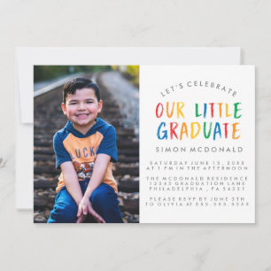 OUR LITTLE GRADUATE GRADUATION PARTY INVITATION