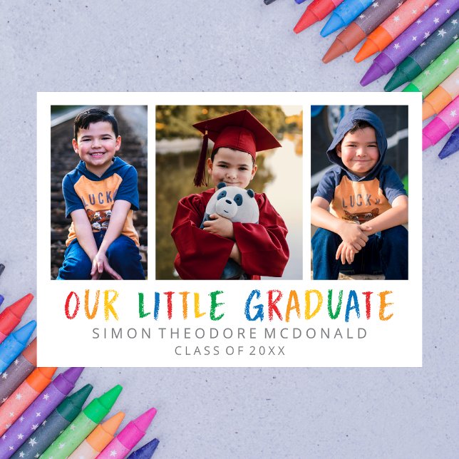 OUR LITTLE GRADUATE PHOTO COLLAGE ANNOUNCEMENT (Creator Uploaded)