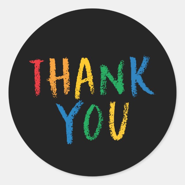 OUR LITTLE GRADUATE | THANK YOU STICKER (Front)