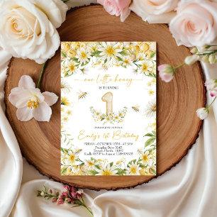 Our Little Honey 1st Birthday Invite