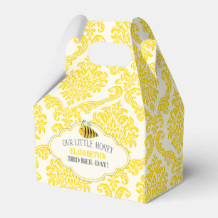 Our Little Honey Bee Birthday Favour Box