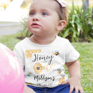 Our Little Honey First Bee-day Baby T-Shirt