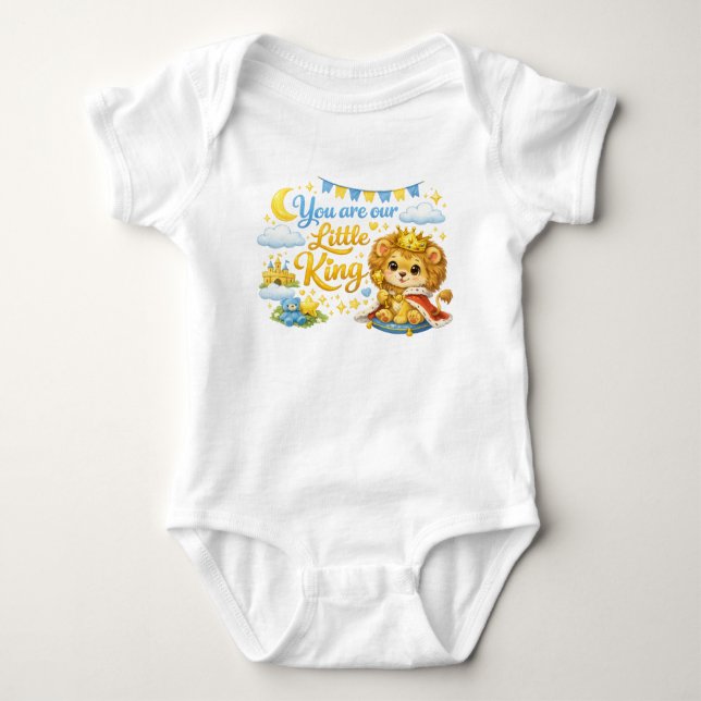 Our Little King Baby Bodysuit (Front)