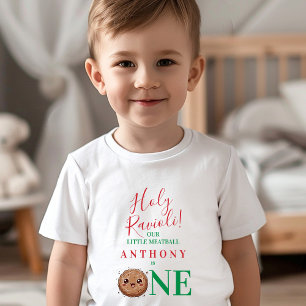Our Little Meatball is One First Birthday Party Toddler T-Shirt