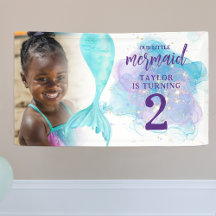 Our Little Mermaid Photo Birthday Party