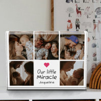 Our Little Miracle New Parents Baby Photo Collage