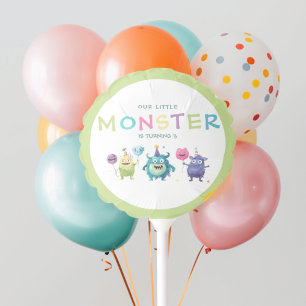 Our Little Monster   Colourful Three Monsters Balloon