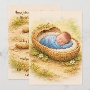 Our Little Peanut Baby Digital Download Invitation