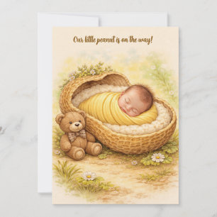 Our Little Peanut Baby Shower Invitation