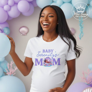 Our Little Pearl Mom-to-Be Seashell Baby Shower T-Shirt