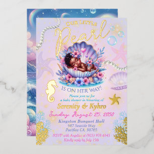 Our little Pearl Pastel Seashell Baby Shower