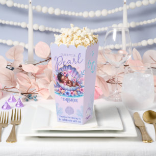 Our little Pearl Seashell Pastel Baby Shower Favour Box