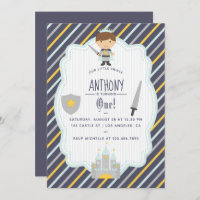 Our Little Prince Birthday Party Invitation