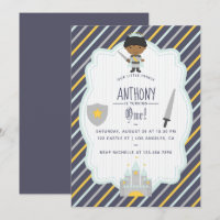 Our Little Prince Birthday Party Invitation