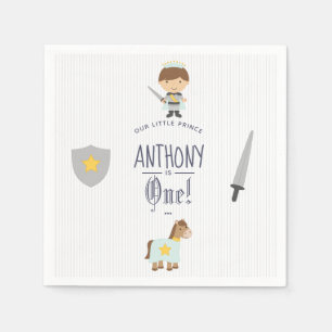 Our Little Prince Birthday Party Napkin