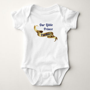Our Little Prince Royal Personalised Baby Bodysuit