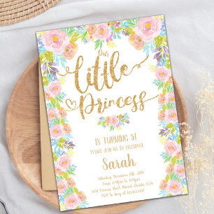 Our Little Princess Birthday Invitation