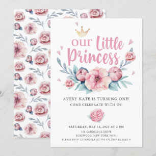 Our Little Princess Birthday Party Invitation