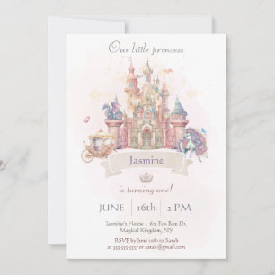 Our Little Princess Fairytale Kid's Invitation