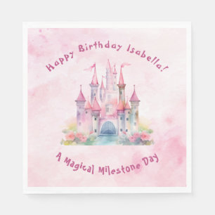 Our LIttle Princess is Turning One Birthday Napkin