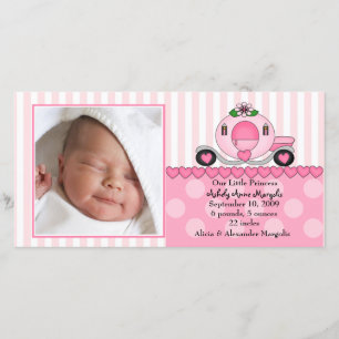 Our Little Princess PHOTO Birth Announcement