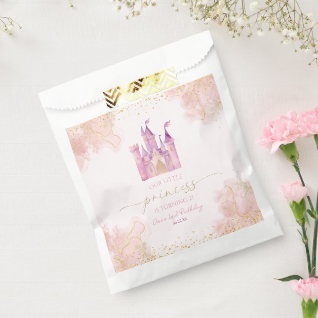 Our Little Princess Royal Castle Birthday Party Favour Bags (Sealed)