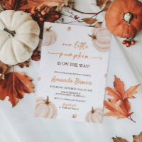 Our Little Pumpkin Fall Baby Shower