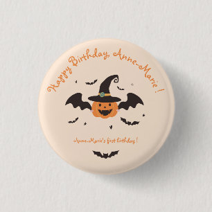 Our Little Pumpkin is turning one Birthday 3 Cm Round Badge