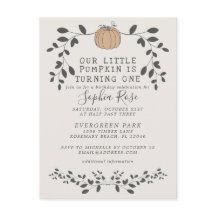 Our Little Pumpkin Is Turning One First Birthday I