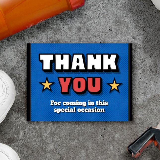 Our Little Rookie is on the Way - Thank You Card (Our Little Rookie is on the Way - Thank You Card)