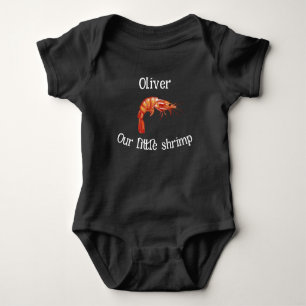 Our Little shrimp oceanic Baby Bodysuit
