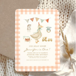 Our little Silly Goose turning Birthday  Invitation
