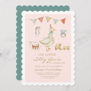 Our little Silly Goose turning Birthday  Invitation