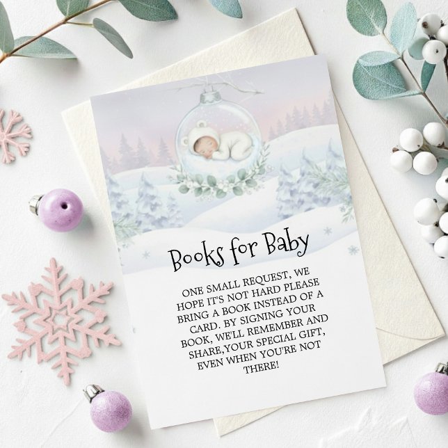 Our Little Snowbaby is on the way First Library Enclosure Card (Creator Uploaded)