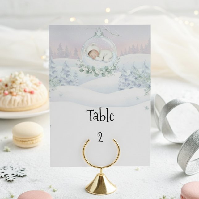 Our Little Snowbaby is on the way Seating Guide Table Number (Creator Uploaded)
